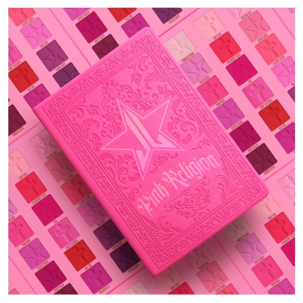 Pink Religion Palette - Jeffree Star Cosmetics - BNIB - Picture 1 of 9